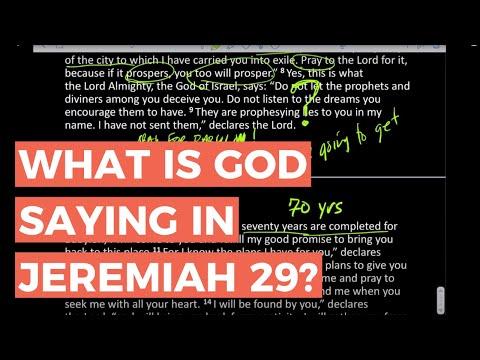 Jeremiah 29:4-14 | Scripture Study