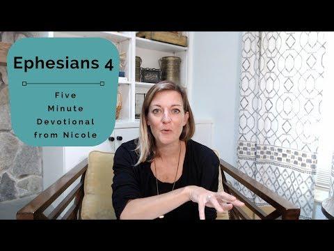 Five Minute Sermon - Ephesians 4