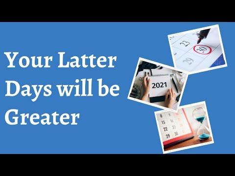 Your Latter Days Will Be Greater | Exodus 1:1-5