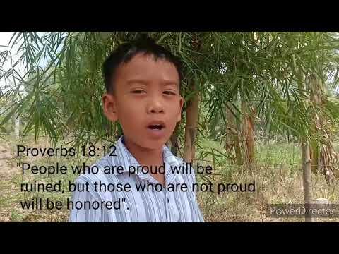 Daily Devotion - Proverbs 18: 12 (Prince Yhuan Cordero Ibao)