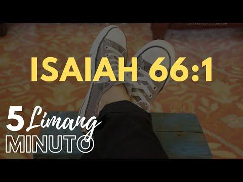 Footstool (Isaiah 66:1) : LIMANG MINUTO