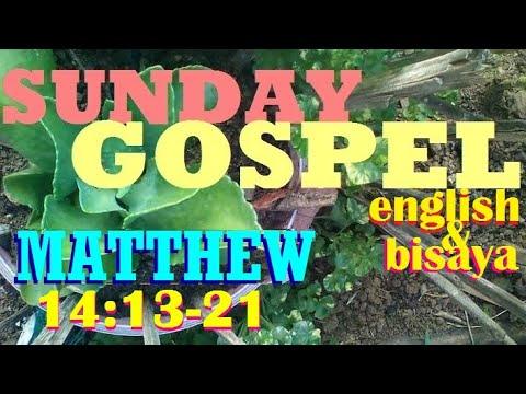 QUOTING JESUS IN  (MATTHEW 14:13-21) IN ENGLISH AND BISAYA LANGUAGES