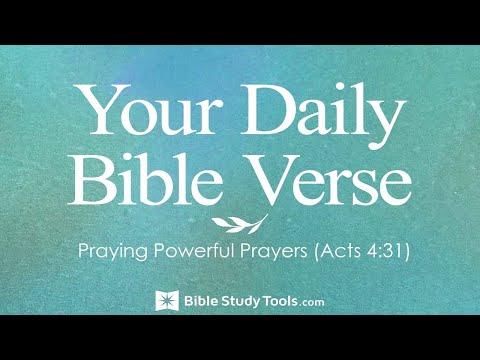 Praying Powerful Prayers (Acts 4:31)
