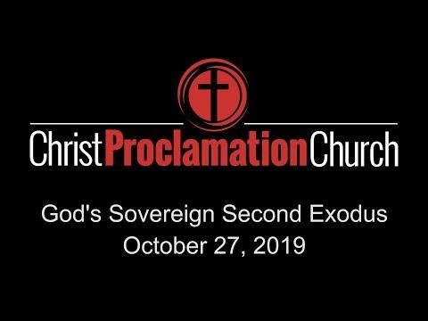 20191027 - God's Sovereign Second Exodus - Ezra 1:1-2:70 - Steve Thiel