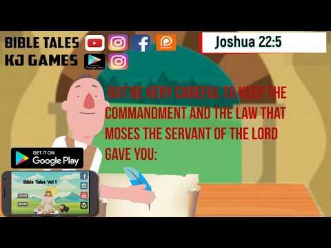 Joshua 22:5 Daily Bible Animated verse 9 February 2020