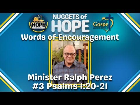 Minister Ralph Perez - "Lord Give Me Wisdom" Psalm 1:20-21 (Nuggets Of Hope #3)