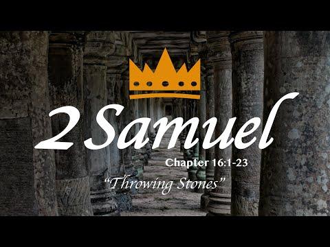 "Throwing Stones"  2 Samuel 16:1-23 - Pastor David Maestas of Calvary Chapel New Harvest