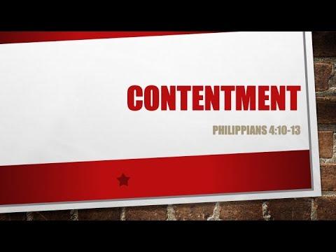 4-24-22 | John Baker | Contentment (Phil. 4:11-13)