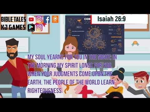 Isaiah 26:9 Daily Bible Animated verse 16 March 2020
