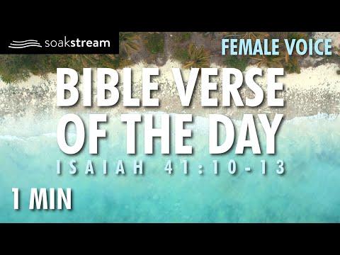 FEAR NOT FOR GOD IS WITH YOU | Bible Verse of the Day | Isaiah 41-10-13