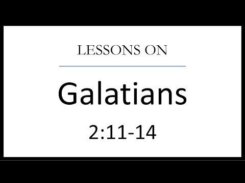 Galatians 2:11-14 Paul rebukes Peter