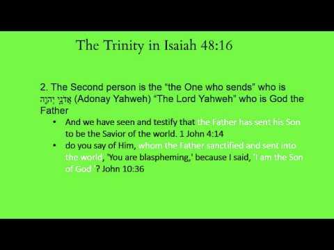 The Trinity in Isaiah 48:16