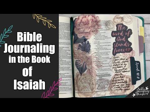 Bible Journaling Isaiah 40:8 The Word of God Stands Forever