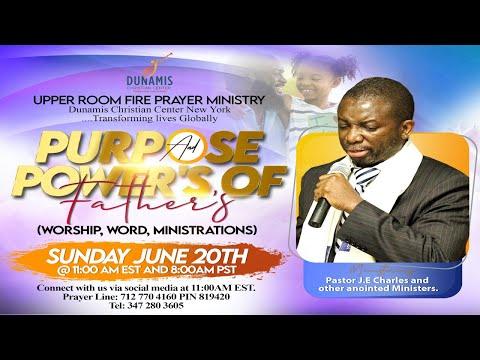 ????Purpose of Fatherhood with Pastor J.E Charles | 2Cor 6:14-17 | Sunday June 20th 2021