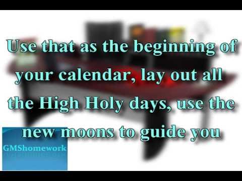 GMShomework Assignment 61  Hebrew Calendar Daniel 8:13-14