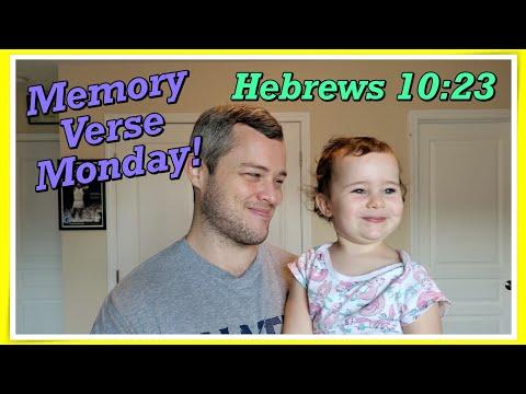 Hebrews 10:23 | Memory Verse Monday with Gloria!