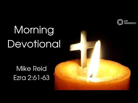 Morning Devotional - Ezra 2:61- 63