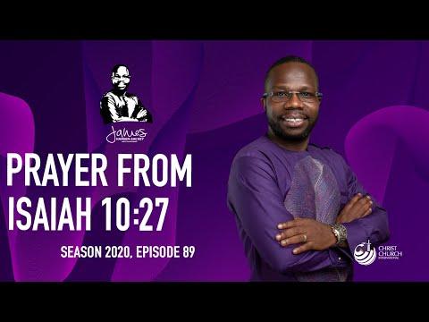 Prayer From Isaiah 10:27 | Bishop James Hansen-Sackey | Word Of Hope