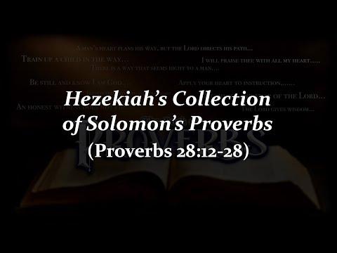 Proverbs 28:12-28.  9/28/22