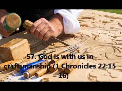 57. God is with us in craftsmanship (1 Chronicles 22:15-16)