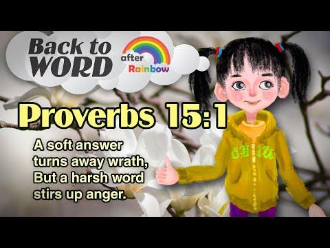 Proverbs 15:1 ★ Bible Verse | How to Memorize Bible Verses