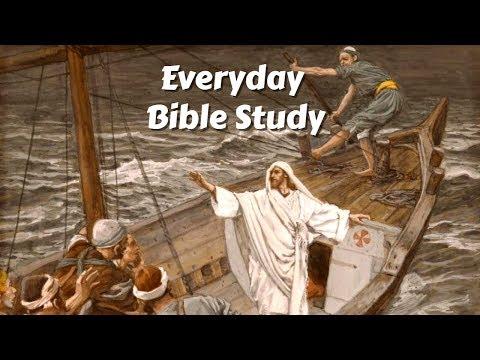 Everyday Bible Study - Jesus Calms the Storm - Matthew 8: 23-34 - John Riley