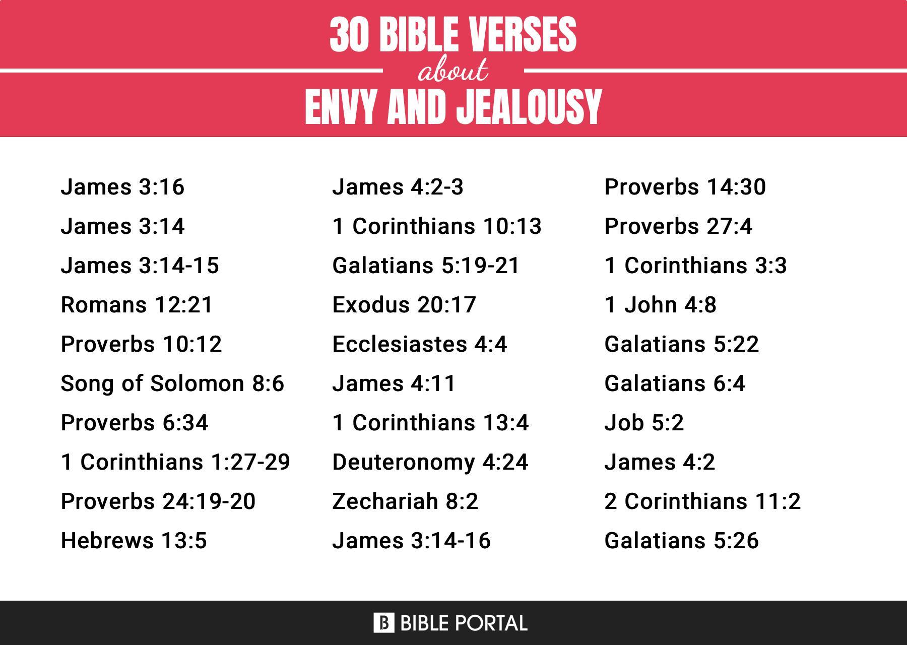 What Does the Bible Say about Envy And Jealousy?