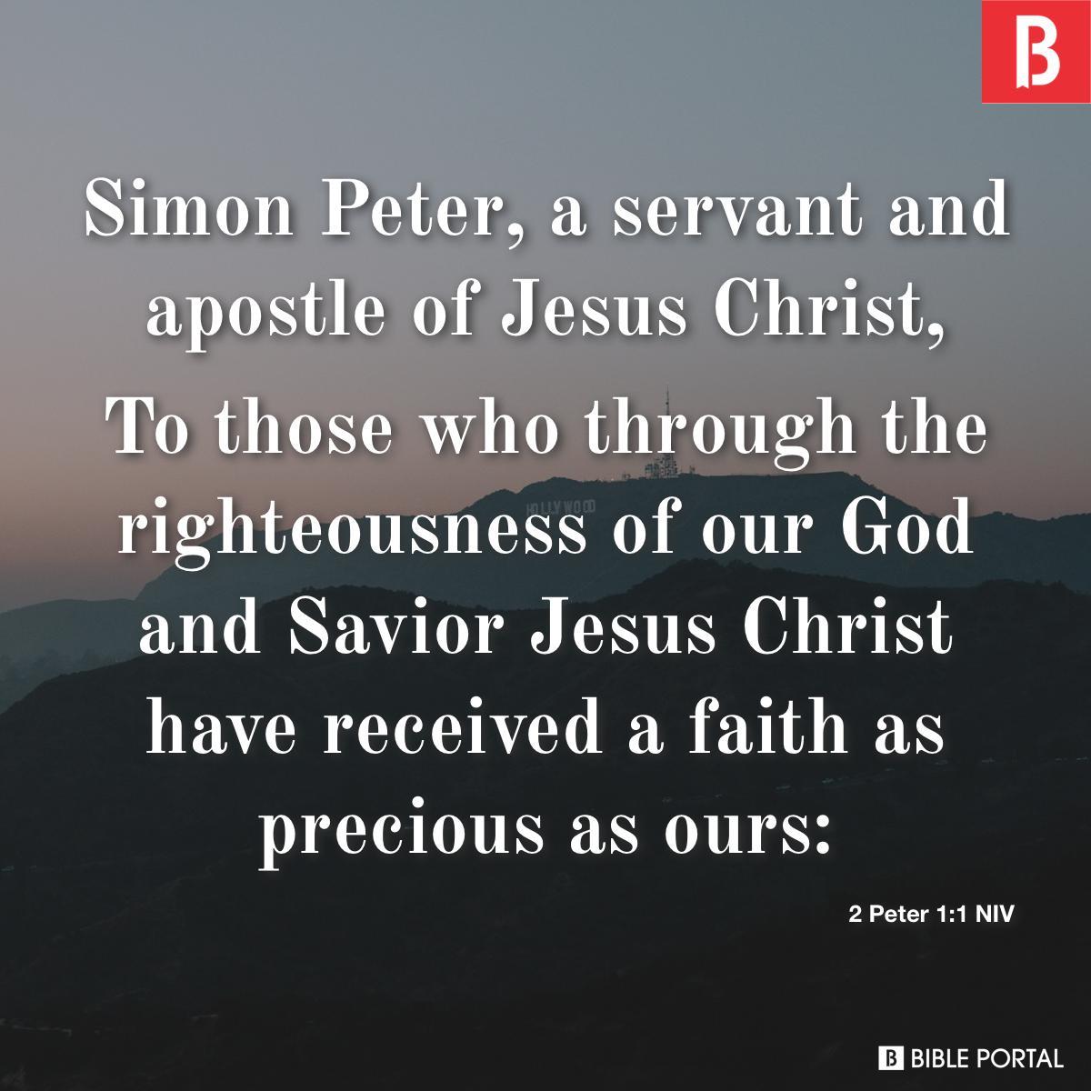 2 Peter 1:1 NIV