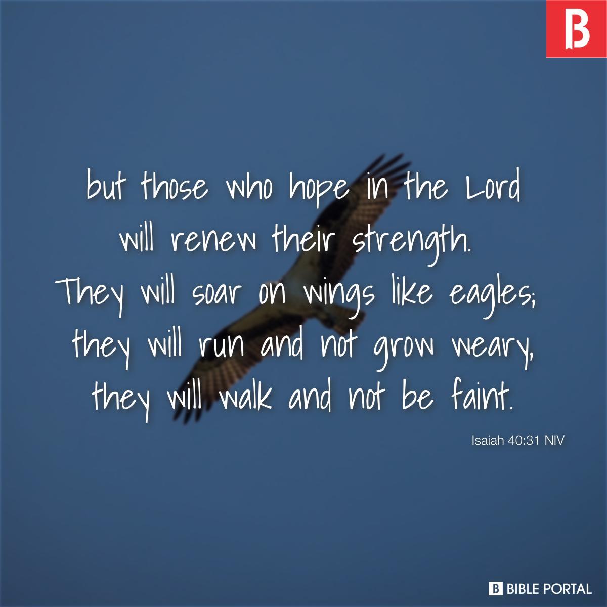 Isaiah 40:31 NIV