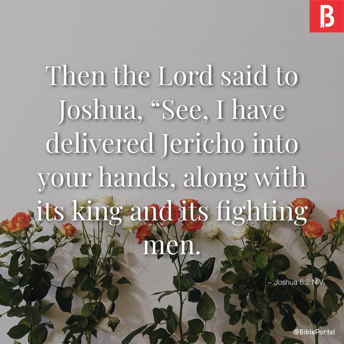 Joshua 6:2 NIV
