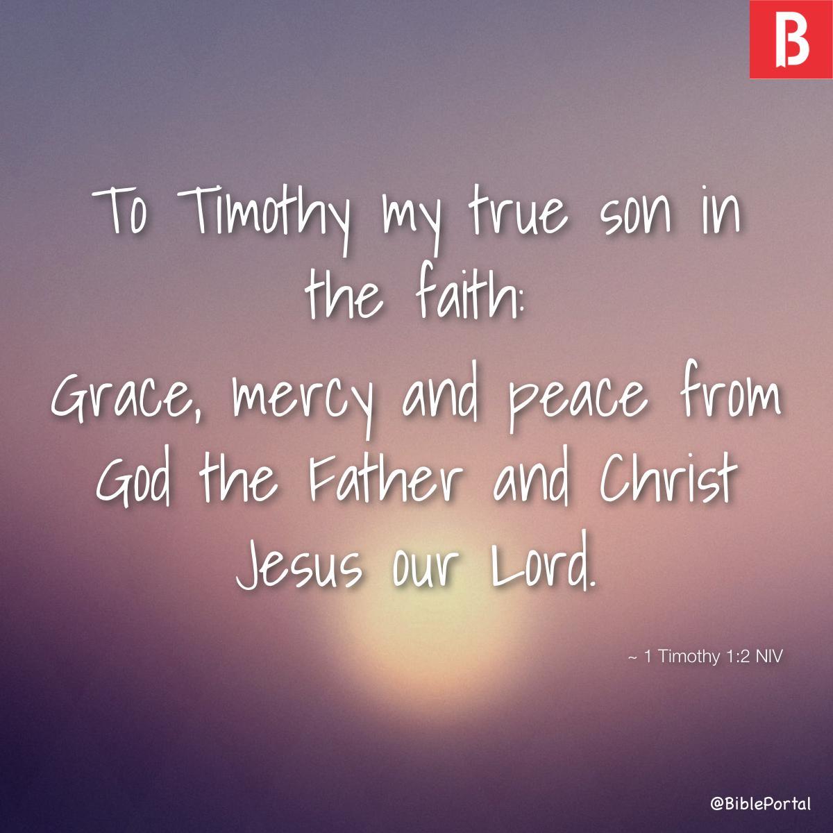 1 Timothy 1:2 NIV